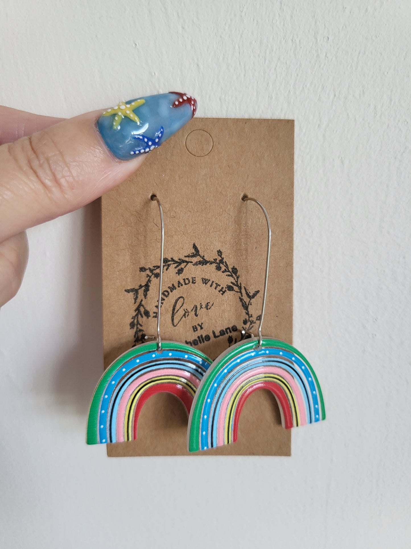 Rainbow earrings