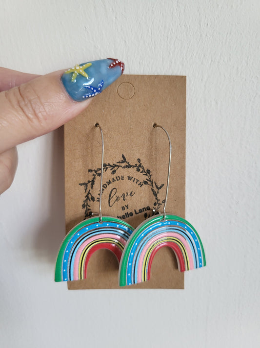 Rainbow earrings