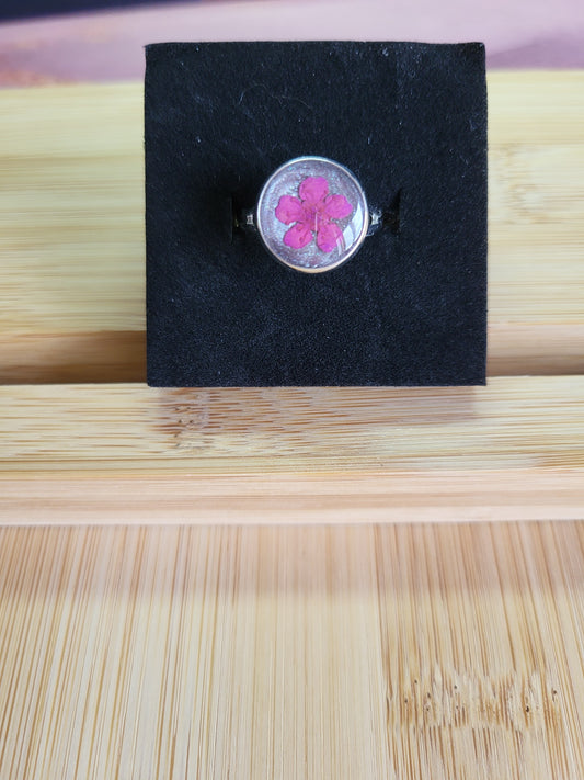 Purple Flower Ring